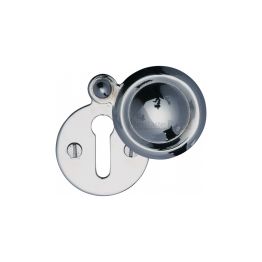 Heritage Brass Covered Keyhole Round Polished Chrome finish