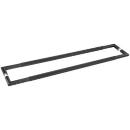 Three One Six Diamond Pull Handles 800x25mm Back to Back Black - By Frelan Hardware - JMB20