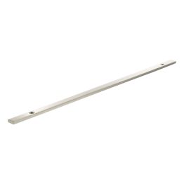 Millhouse Brass Long Narrow Cabinet Handle Backplate 320mm - Satin Nickel
