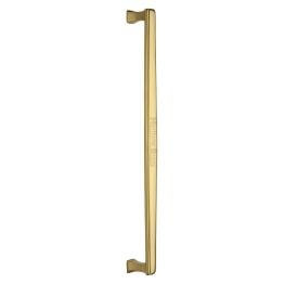 Heritage Brass Door Pull Handle Deco Design 457mm Polished Brass Finish