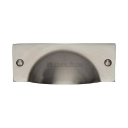 Heritage Brass Drawer Pull Cheshire Design Satin Nickel finish