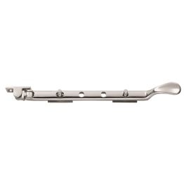 Victorian Casement Stay 210mm  - Polished Chrome