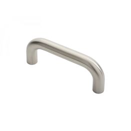 22mm D Pull Handle 150mm Centres - Satin Stainless Steel