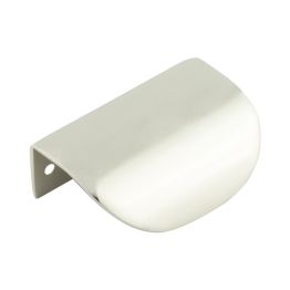 Burlington 75mm Polished Nickel Arched Edge Pull - By Frelan Hardware - BUR941PN