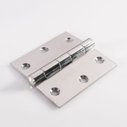 Plain Hinge - Bright Stainless Steel (Pair)