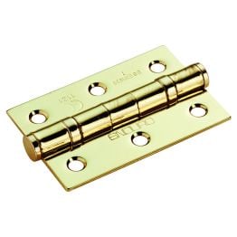 Grade 7 Ball Bearing Hinge - Stainless Brass (Pair)