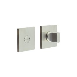 CR-802 Satin Stainless Steel Thumb Turn & Lock Square Rose - By Frelan Hardware - CR-802B7SSS