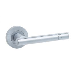 Kudos Door Handles Satin Chrome - By Frelan Hardware - JV507SC