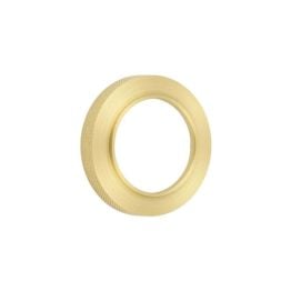Burlington Knurled Outer Rose for Burlington Escutcheon Satin Brass - By Frelan Hardware - BUR75SB
