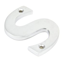 Satin Chrome Letter S