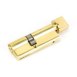 Lacquered Brass 35/45T 5pin Euro Cylinder/Thumbturn