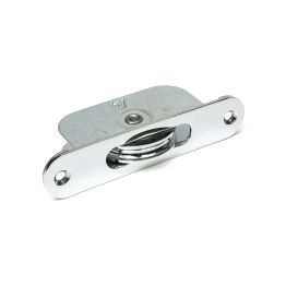 Polished Chrome Radiused Sash Pulley 75kg