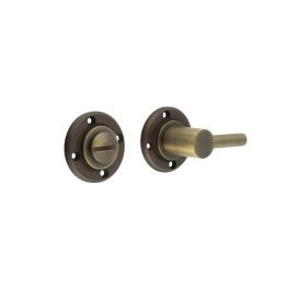 Burlington Easy Turn & Release No Rose Antique Brass - By Frelan Hardware - BUR82AB