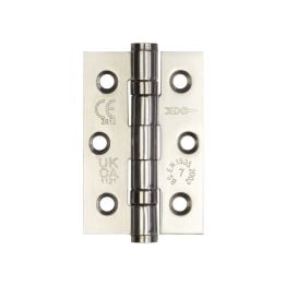 Jedo Stainless Steel Grade 7 Ball Bearing Hinges 76x50mm Polished Stainless Steel - By Frelan Hardware - J9502PSS