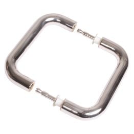 Steel Line Door Pull Handle Back to Back 150mm Polished Stainless Steel finish