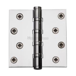 Heritage Brass Hinge Brass with Ball Bearing 4" x 4" Polished Chrome finish