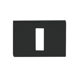 Tupai Rapido RetaLine/VersaLine Key Escutcheons on Long Rose - Pearl Black