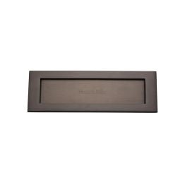 Heritage Brass Letterplate 10" x 3" Matt Bronze finish
