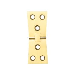 Jedo Counter Flap Hinge 99x40x1mm Polished Brass - By Frelan Hardware - J9020PB