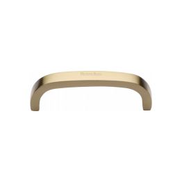 Heritage Brass Cabinet Pull D Shaped 89mm CTC Satin Brass Finish