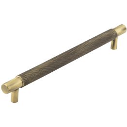 Hoxton Taplow Cabinet Handles 224mm Ctrs Antique Brass - By Frelan Hardware - HOX2060AB