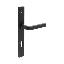 CR-104 Black Multi Point Backplate Door Handle - By Frelan Hardware - CR-104G4MB