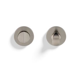 Valli Turn & Release Screw-on Round Rosette - Satin Nickel PVD