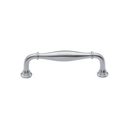 Heritage Brass Cabinet Pull Henley Traditional Design 102mm CTC Satin Chrome Finish