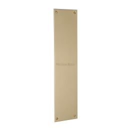 Heritage Brass Fingerplate 305mm Polished Brass finish