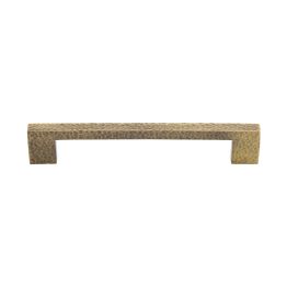 Heritage Brass Cabinet Pull Metro Hammered Design 160mm CTC Antique Brass Finish