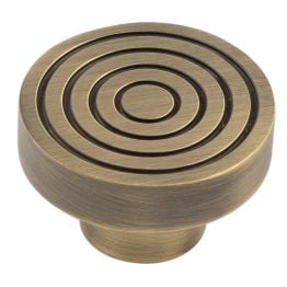 Murray Cupboard Knobs 40mm Antique Brass - By Frelan Hardware - HOX1140AB