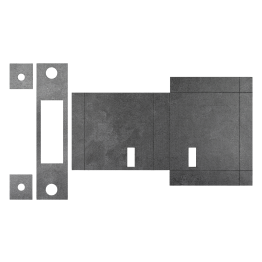 Atlantic Deadlock - 3LK Intumescent Lock Kit FD30 0.8mm