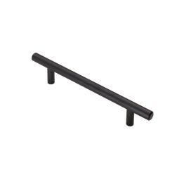 Steel T-Bar Handle 128mm - Matt Black