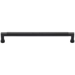 Heritage Brass Cabinet Pull Bauhaus Design 320mm CTC Matt Black Finish