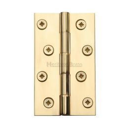 Heritage Brass Hinge Brass 4" x 2 3/8" Polished Brass finish