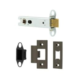 Jedo Heavy Duty Tubular Latches - 45 Degree Short Travel 102mm Antique Brass - By Frelan Hardware - JL-HDT102AB