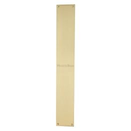 Heritage Brass Fingerplate 500mm Satin Brass finish