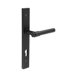 CR-103 Black Multi Point Backplate Door Handle - By Frelan Hardware - CR-103G4MB