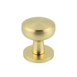 Classic Satin Brass Mortice Knob - By Frelan Hardware - JV801SB