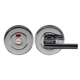 Heritage Brass Indicator Turn & Release for Bathroom Doors Polished Chrome finish