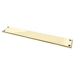 Aged Brass 425mm Art Deco Fingerplate