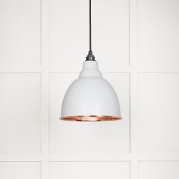 Smooth Copper Brindley Pendant in Flock