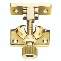 Architectural Quality Brighton Sash Fastener - Polished Brass