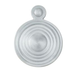Queen Anne Covered Escutcheon - Satin Chrome