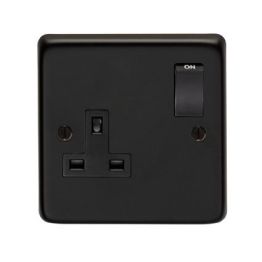 MB Single 13 Amp Switched Socket