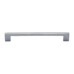 Heritage Brass Cabinet Pull Metro Design 203mm CTC Polished Chrome Finish