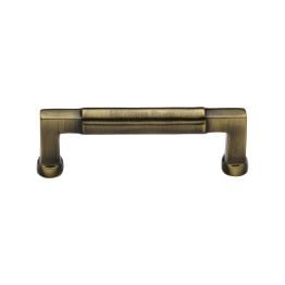 Heritage Brass Cabinet Pull Bauhaus Design 203mm CTC Antique Brass Finish
