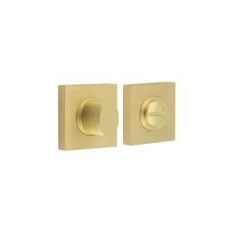 Burlington Turns & Releases Inner 3 Square Plain Rose Satin Brass - By Frelan Hardware - BUR-81SB-150SB