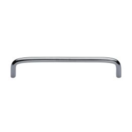 Heritage Brass Cabinet Pull Wire Design 160mm CTC Polished Chrome Finish