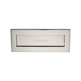Heritage Brass Letterplate 10" x 4" Polished Nickel Finish